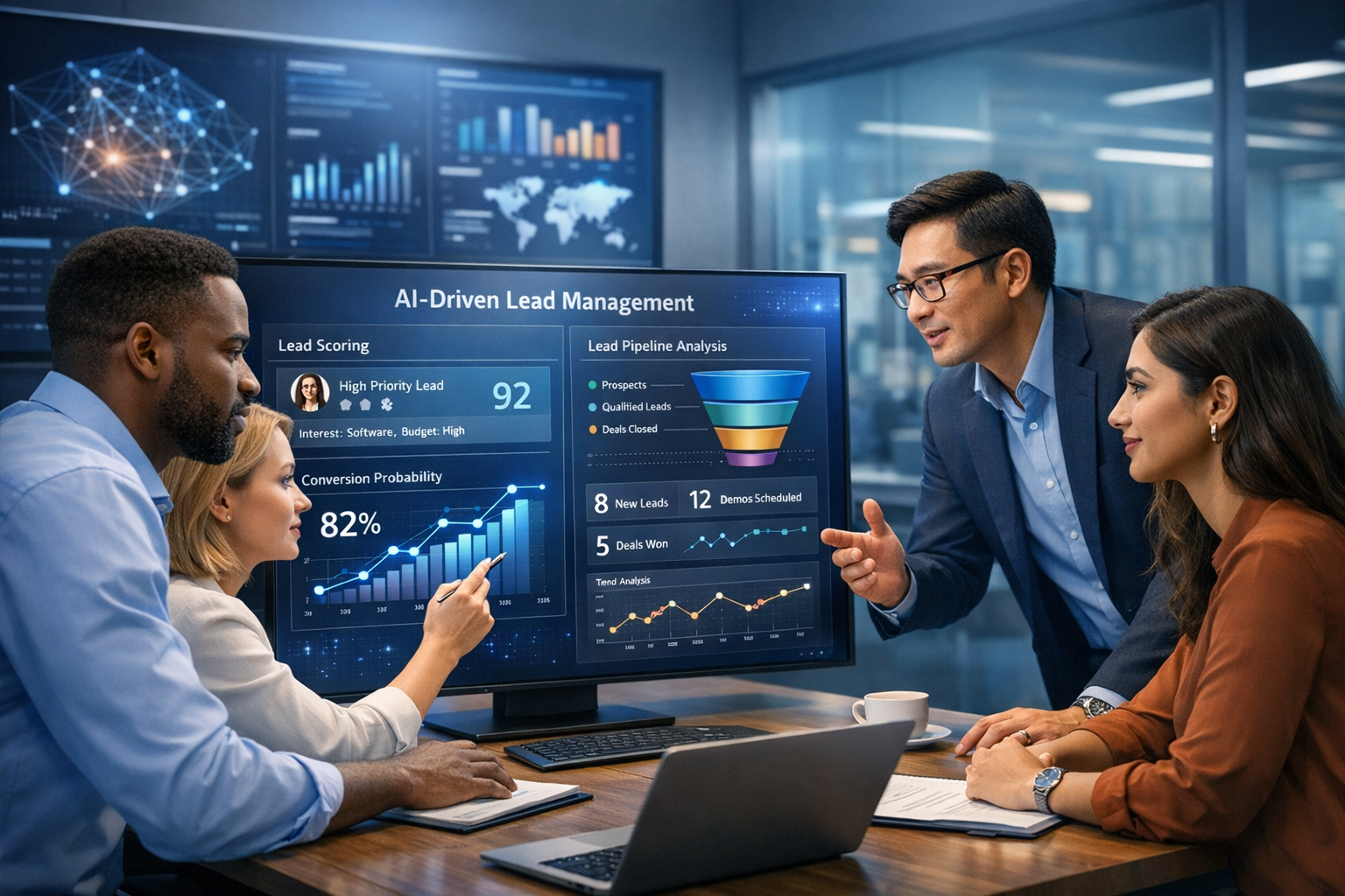 Leveraging AI for Enhanced Lead Management in B2B Sales