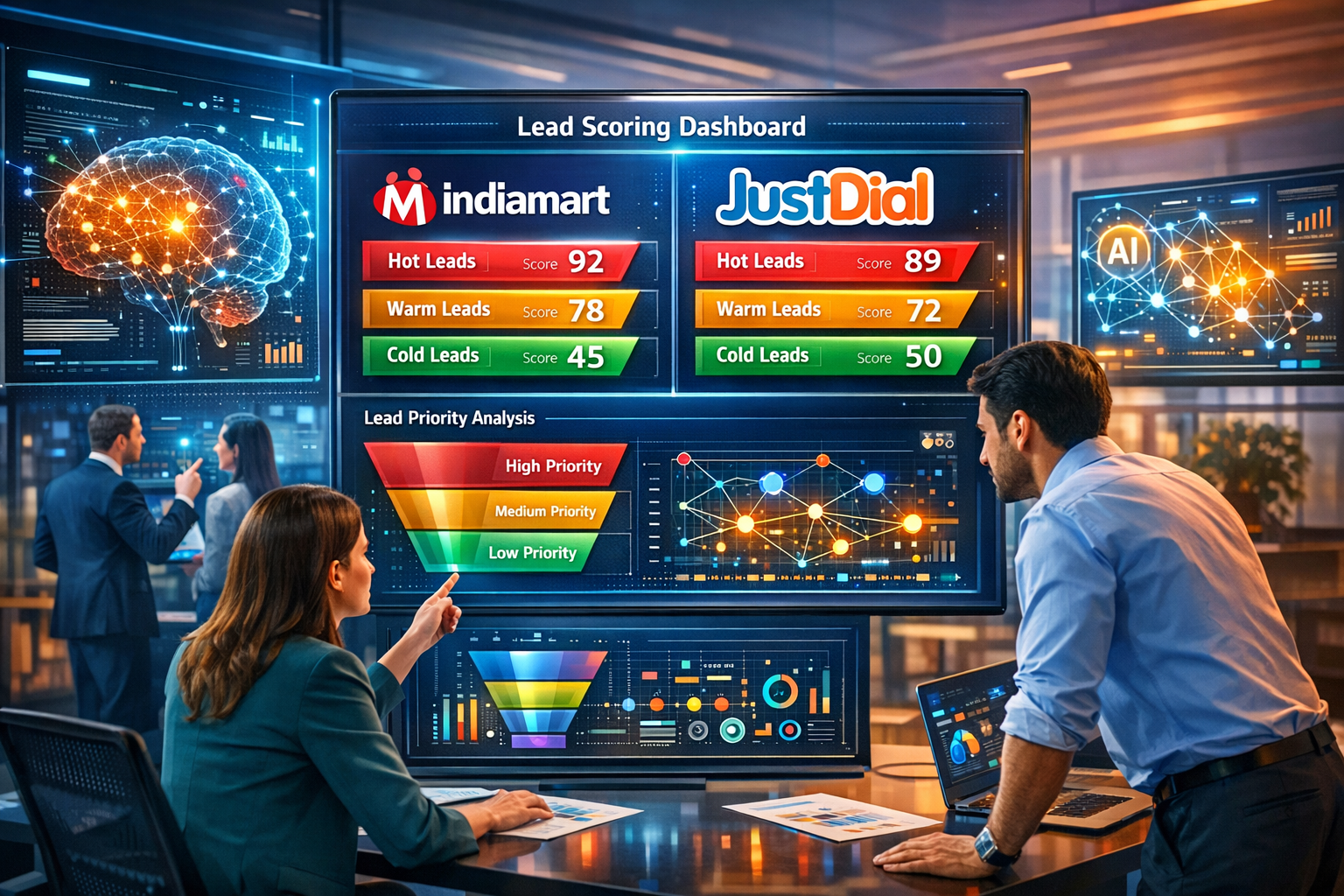AI Lead Scoring for India B2B: Prioritise IndiaMart & JustDial Leads Automatically