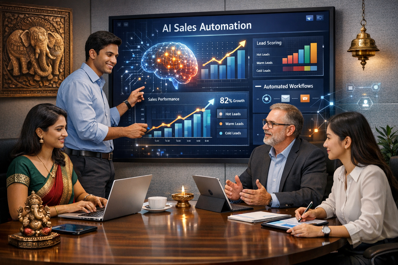 The Role of AI in Automating Sales Processes for Indian SMEs