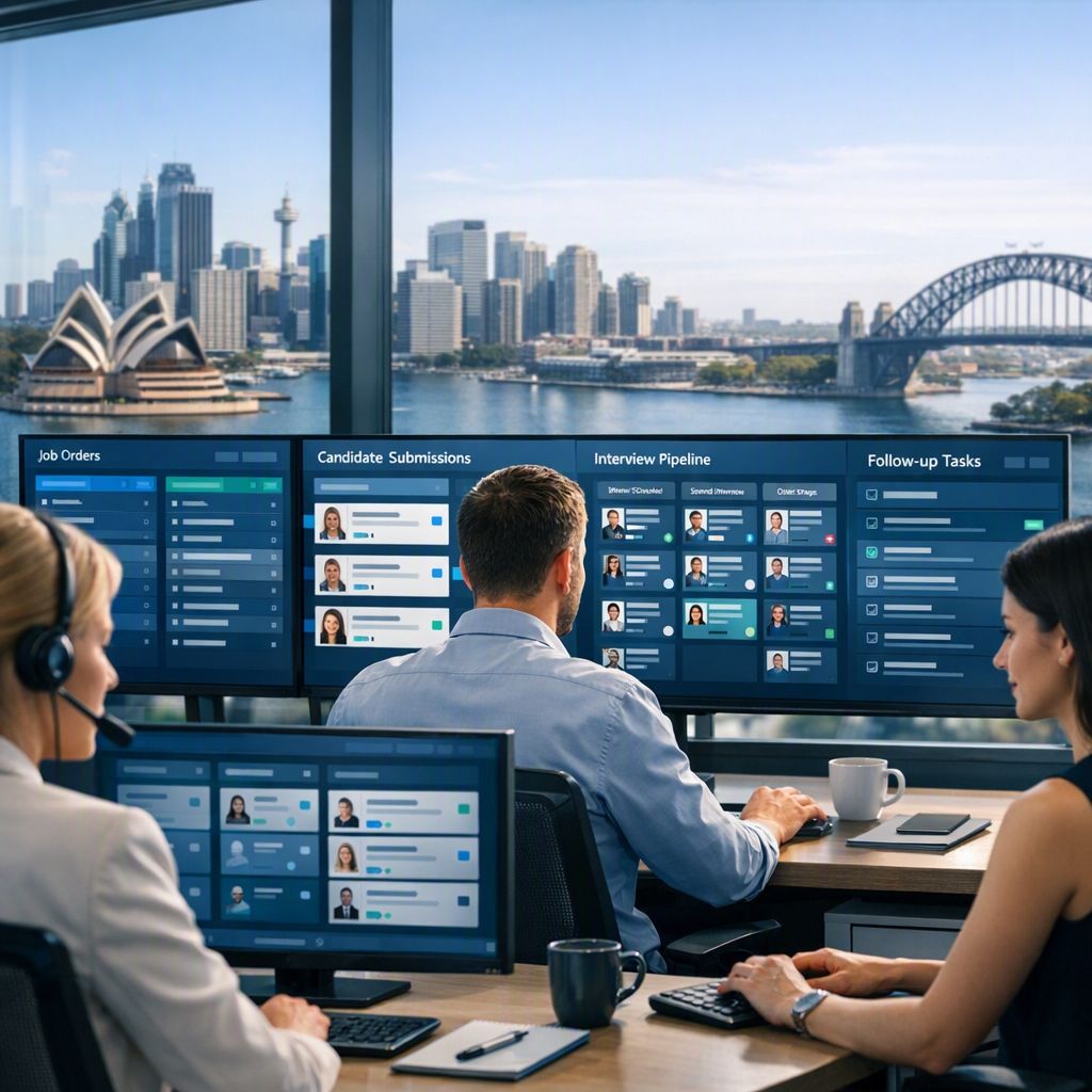CRM for Australian Recruitment Agencies: Job Orders, Candidate Submissions and Compliant Follow-Up (Australia)
