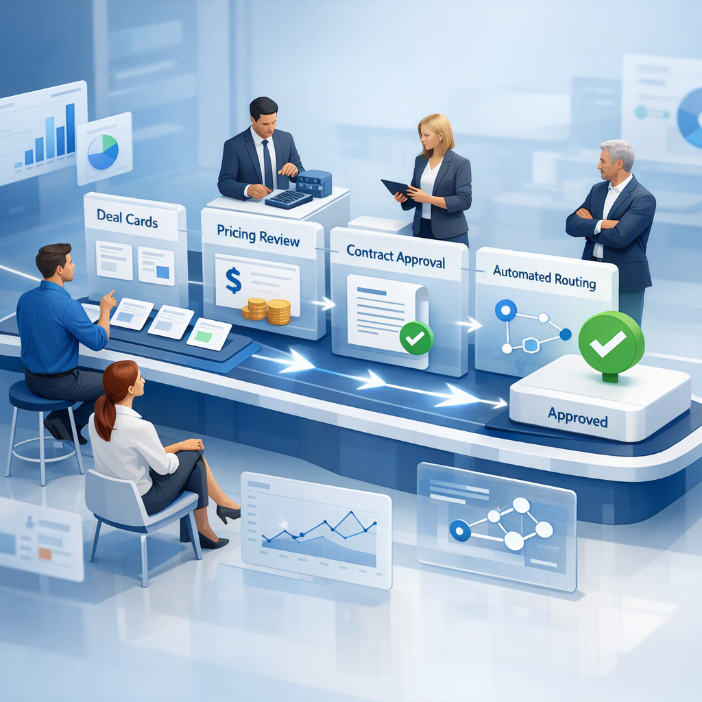 Cover image: CRM Deal Desk Workflow for B2B Sales Teams: Standardize Approvals Without Slowing the Pipeline