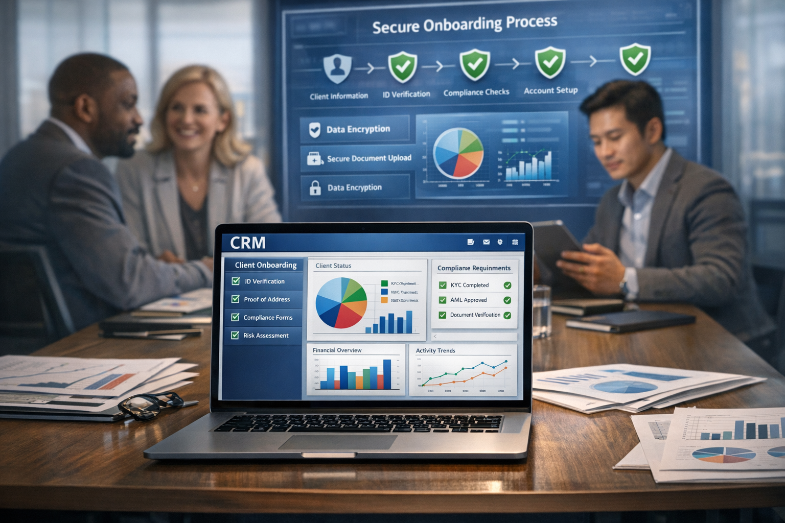 CRM for Financial Services: Client Onboarding and Compliance Workflows