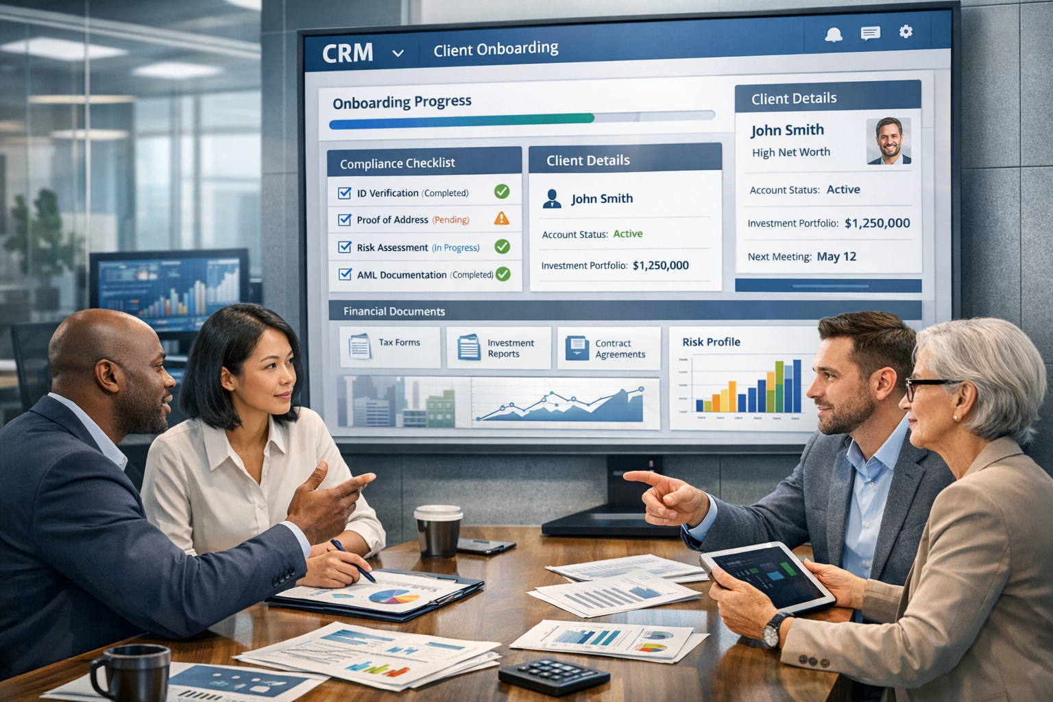 CRM for Financial Services: Simplify Client Onboarding & Compliance Workflows