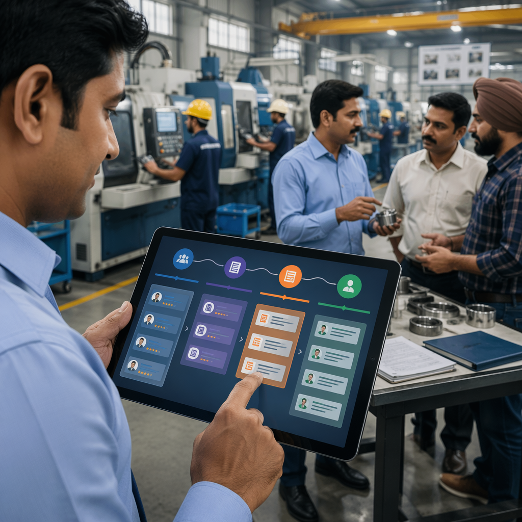 Cover image: CRM for Indian Manufacturing SMEs: Managing Distributor Leads, RFQs, and Dealer Follow-Ups in One Pipeline