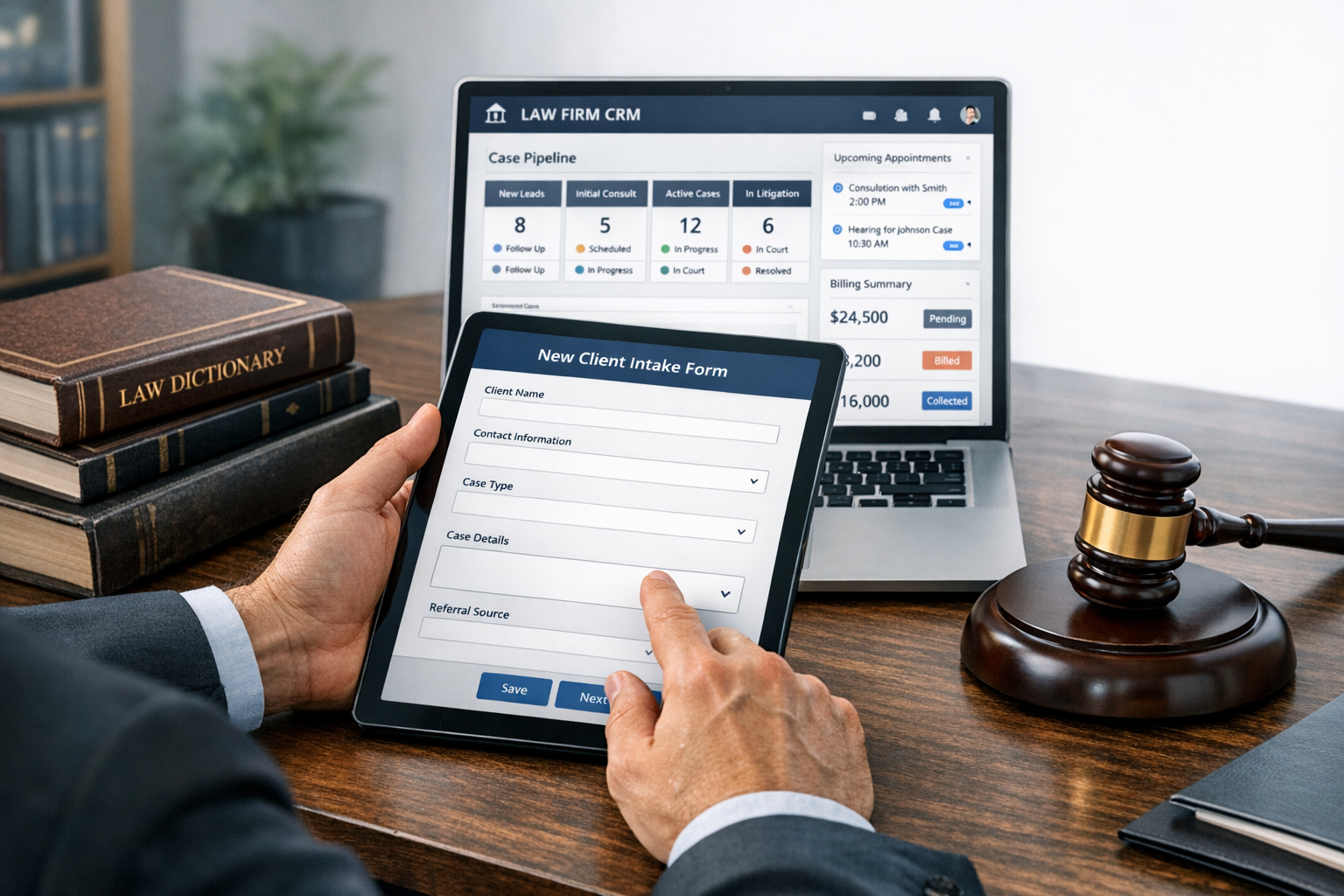 CRM for Law Firms: Streamline Client Intake & Case Pipeline Management
