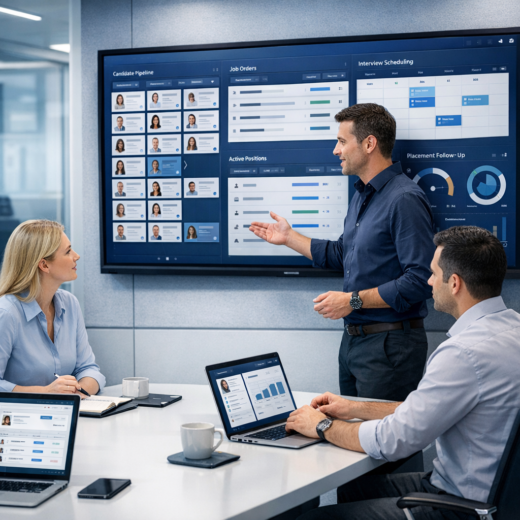 CRM for Recruitment Agencies: Candidate Pipeline, Client Job Orders, and Placement Follow-Up