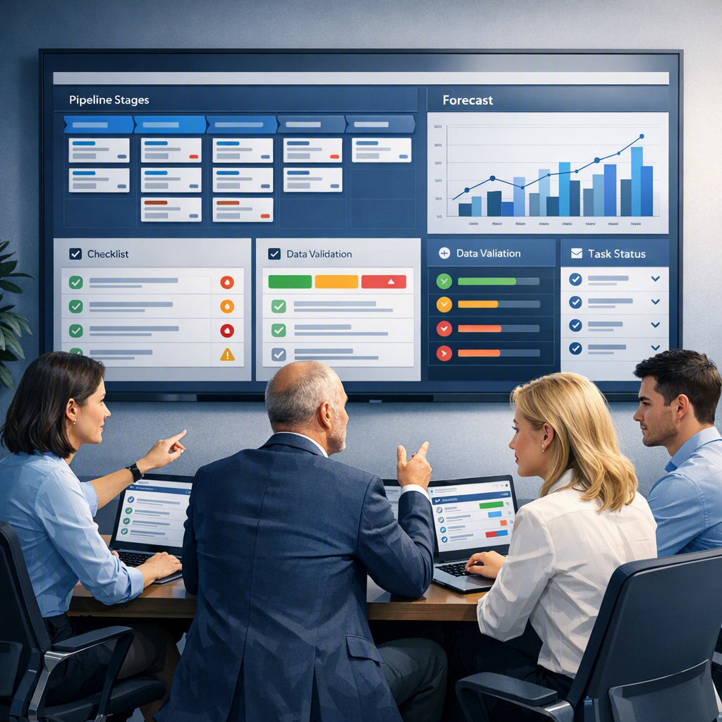 CRM Forecast Hygiene Checklist for B2B Sales Teams Before a Pipeline Review
