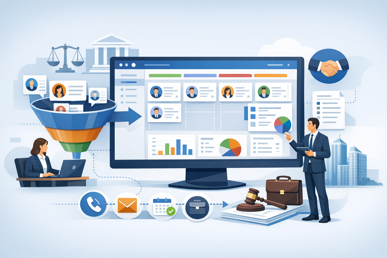 CRM for Law Firms: How to Manage Client Intake & Pipeline