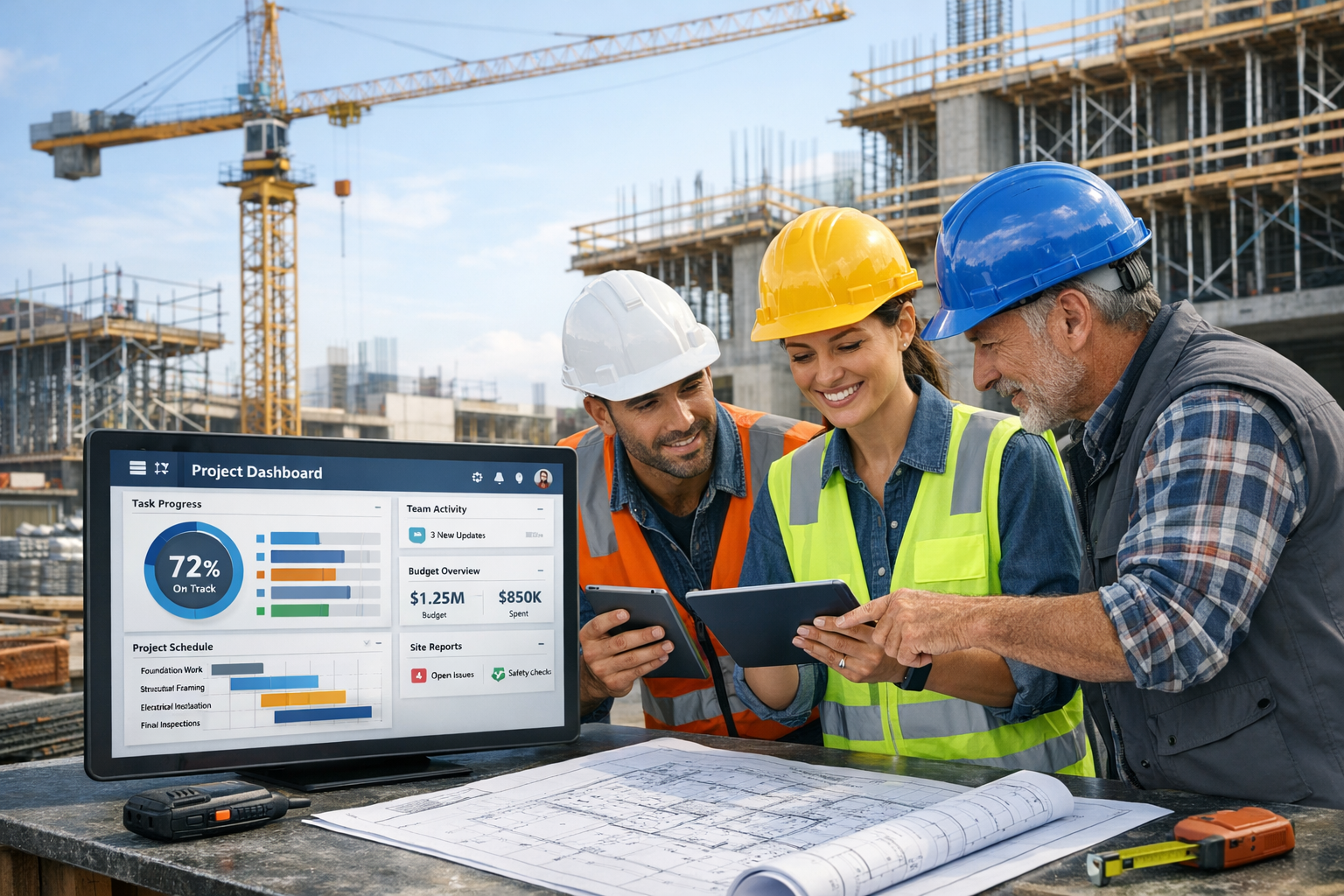 CRM Solutions for Construction Firms: Streamlining Project Management with HelloGrowthCRM
