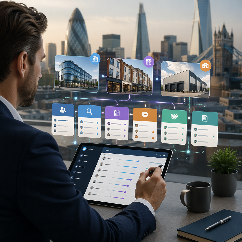CRM for UK Commercial Property Brokers: Managing Tenant Enquiries, Viewings, and Lease Deals in One Pipeline (United Kingdom)