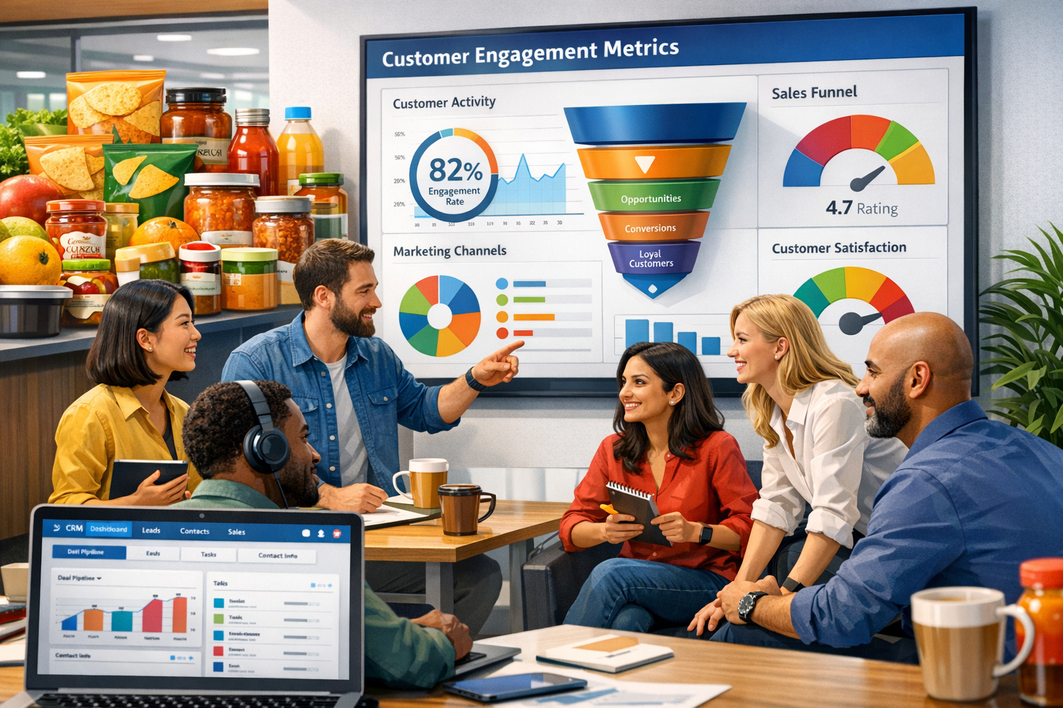 How Food & Beverage Companies Enhance Customer Engagement Using HelloGrowthCRM