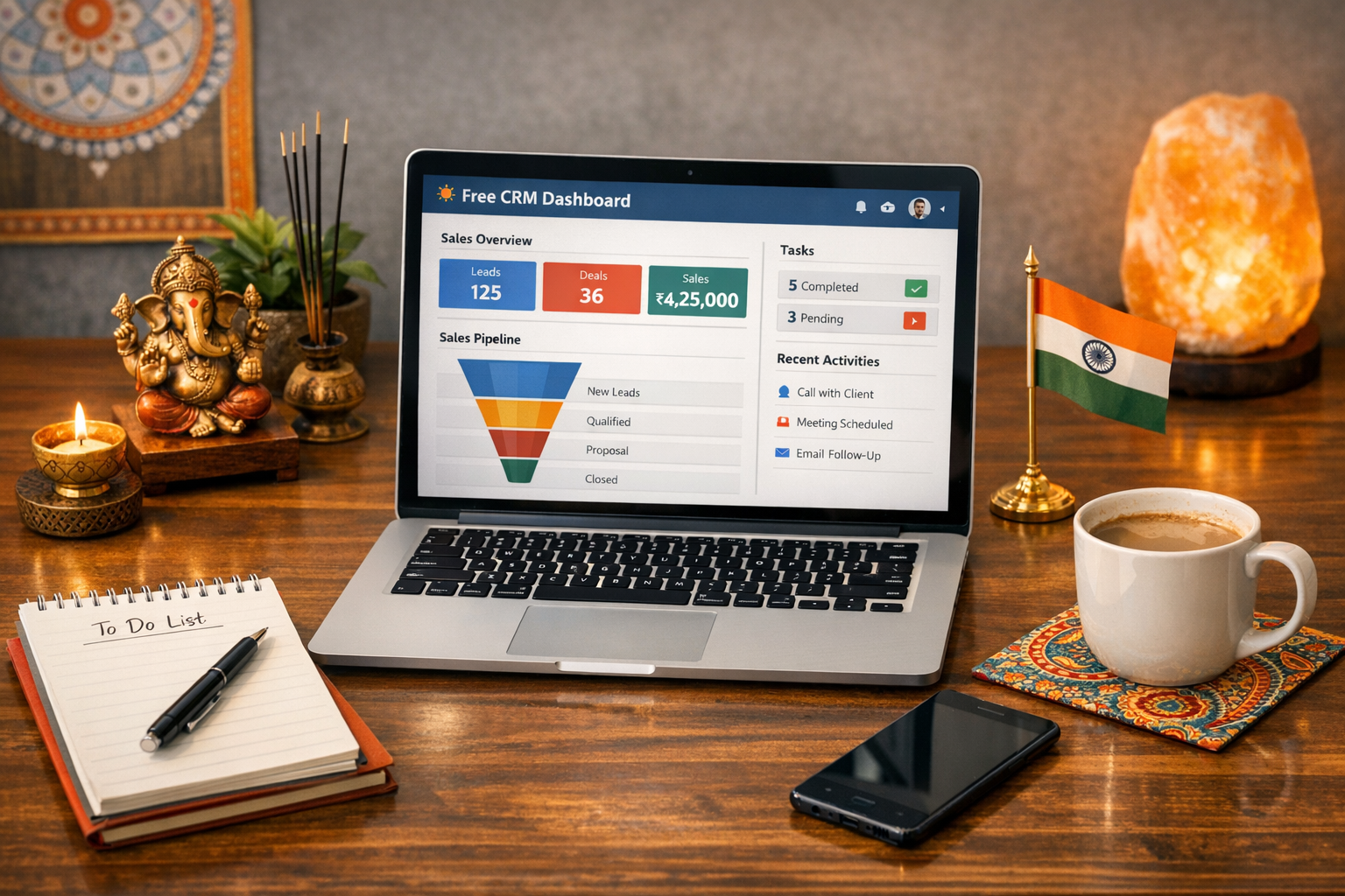 Free CRM for Small Business India — What You Actually Get on a Free Plan
