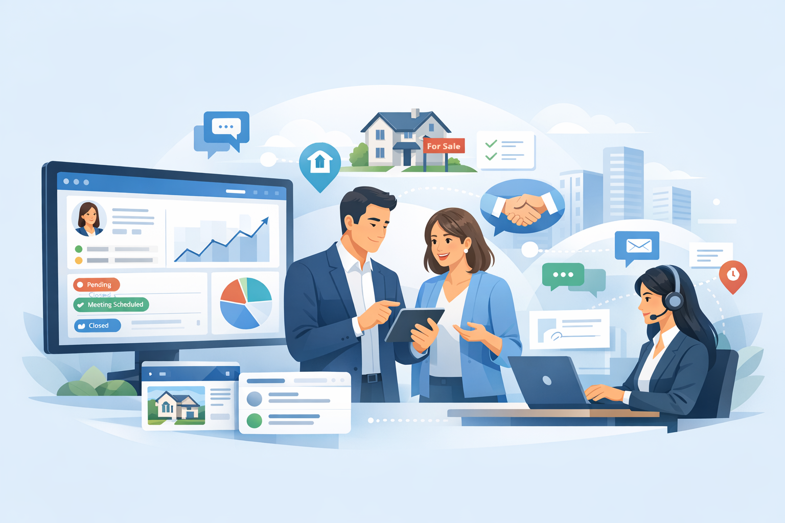 How HelloGrowthCRM Empowers Real Estate Firms to Streamline Client Engagement