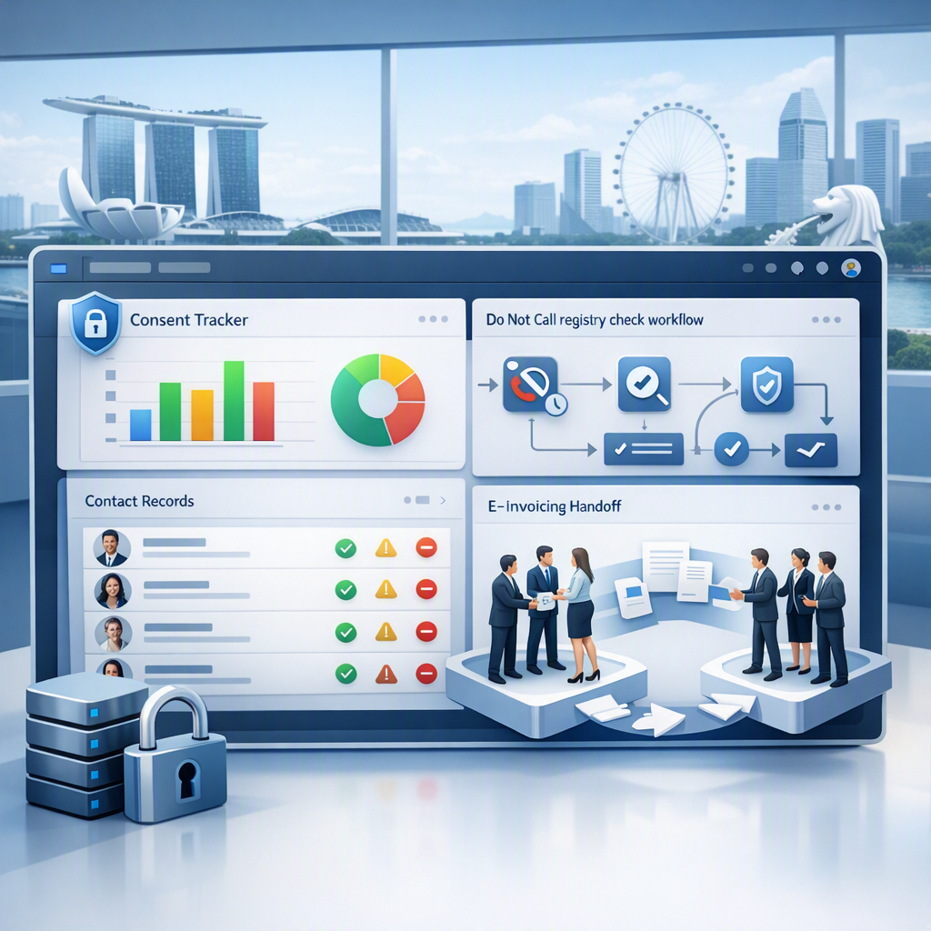 HelloGrowthCRM PDPA Consent Tracker Template for Singapore B2B Teams Using Do Not Call Checks and PEPPOL Handoffs