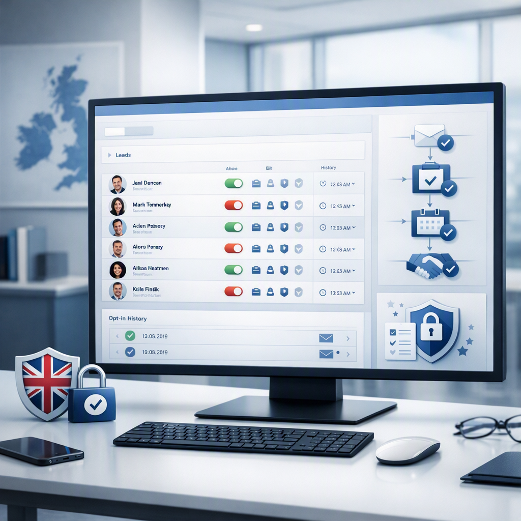 HelloGrowthCRM UK GDPR Consent Tracker Template for B2B Lead Capture and PECR-Safe Follow-Ups (United Kingdom)