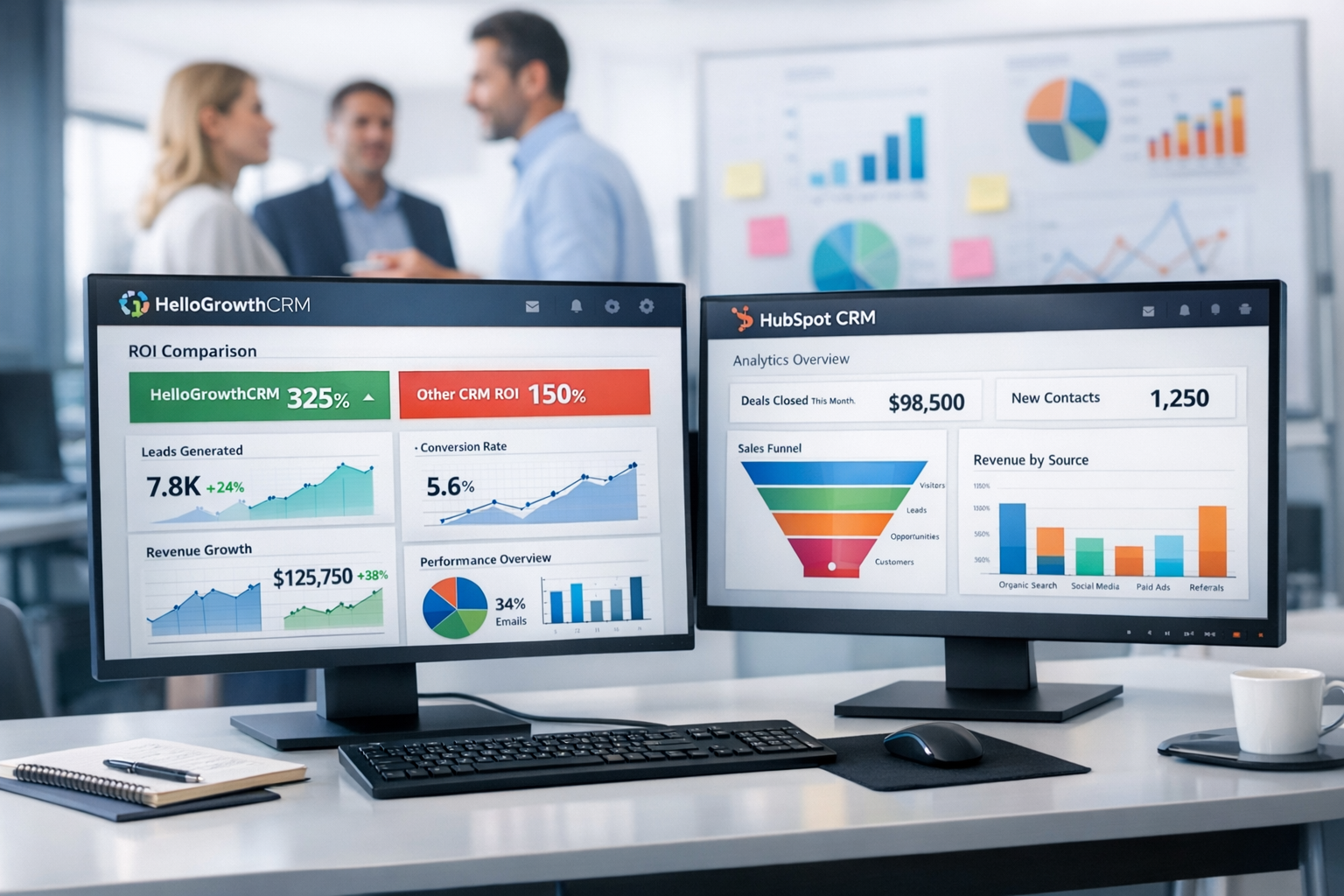 HelloGrowthCRM vs HubSpot CRM: Which Platform Delivers Better ROI in 2026?