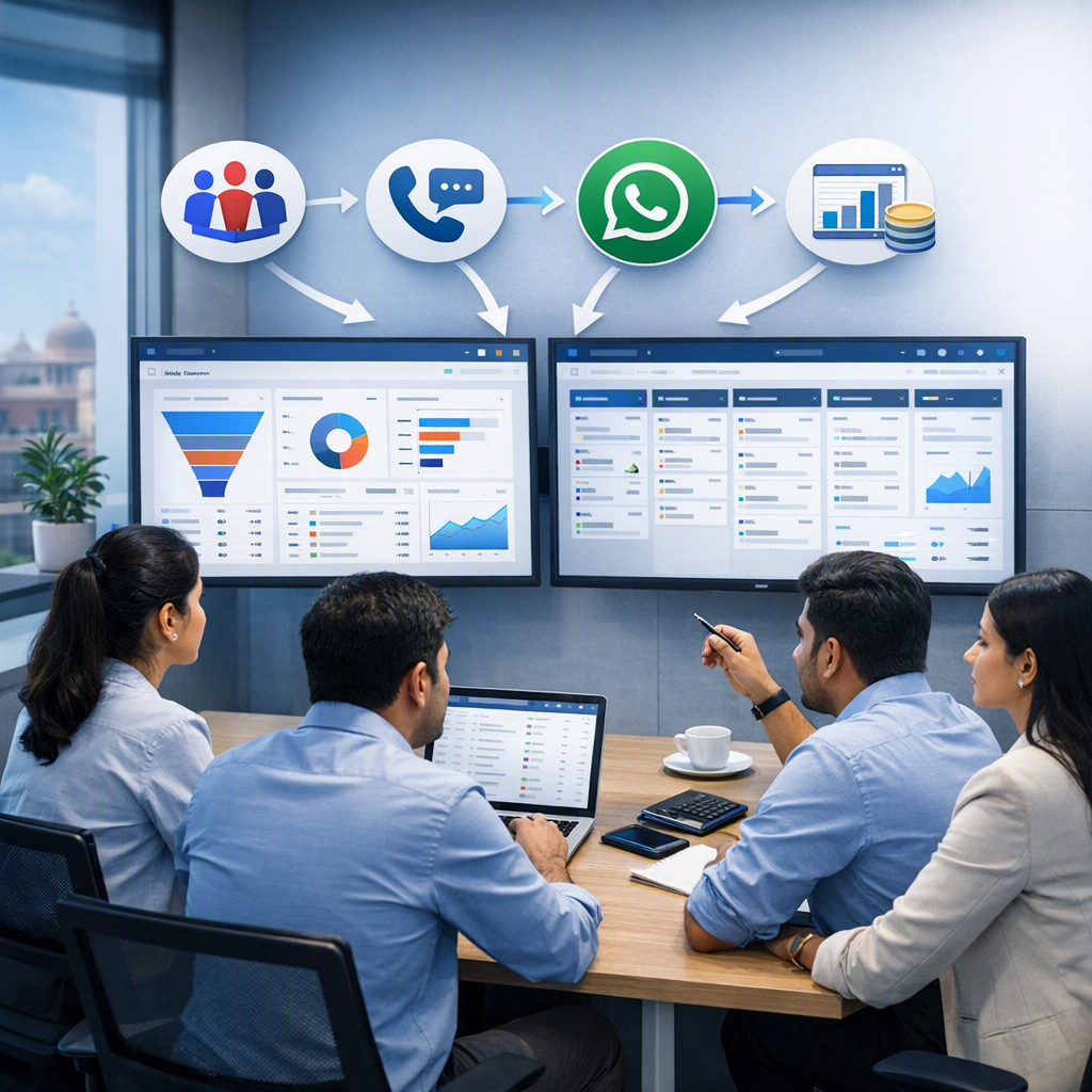 HelloGrowthCRM vs LeadSquared for Indian SMEs: Which CRM Handles IndiaMART, JustDial, WhatsApp and Tally Better? (India)