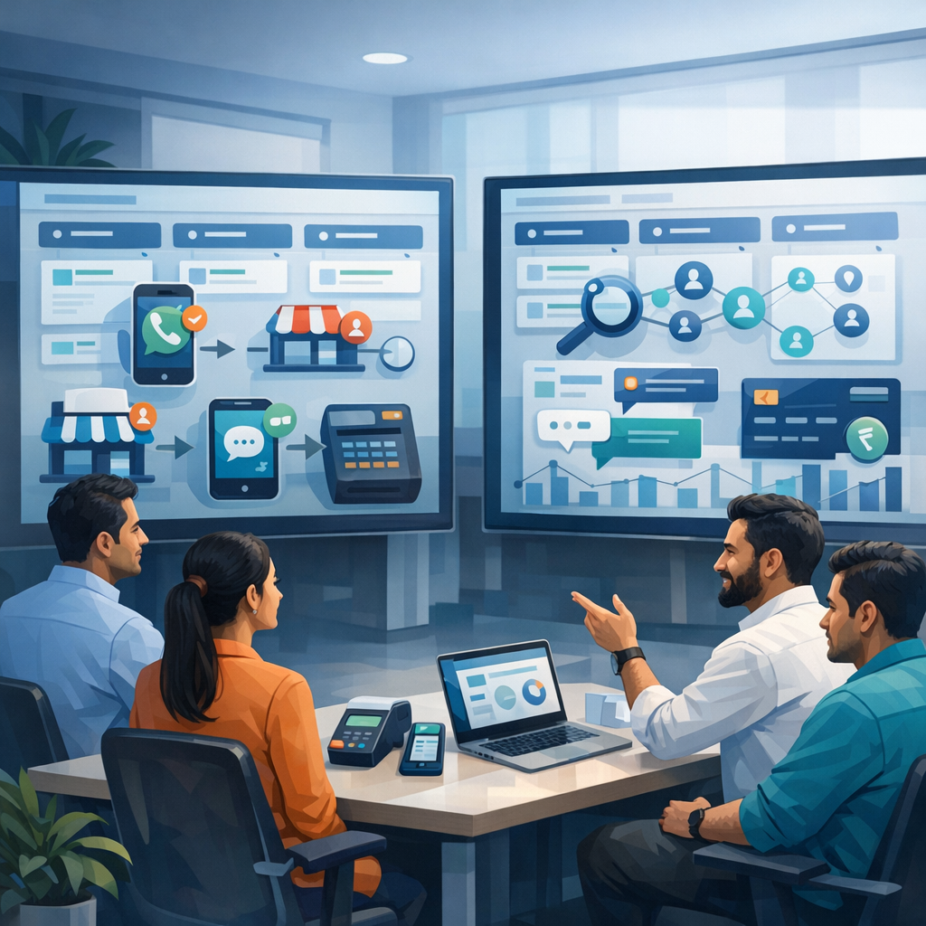 HelloGrowthCRM vs LeadSquared for Indian SMEs: Which CRM Handles IndiaMART, JustDial, WhatsApp and Razorpay Better? (India)