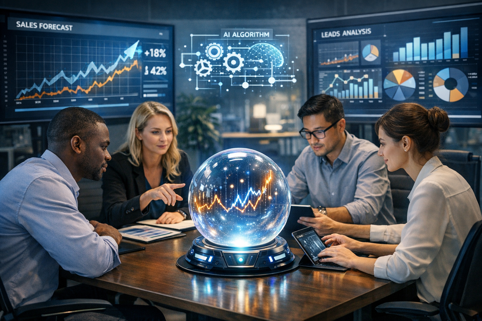 Cover image: AI CRM for Accurate Sales Forecasting | HelloGrowthCRM