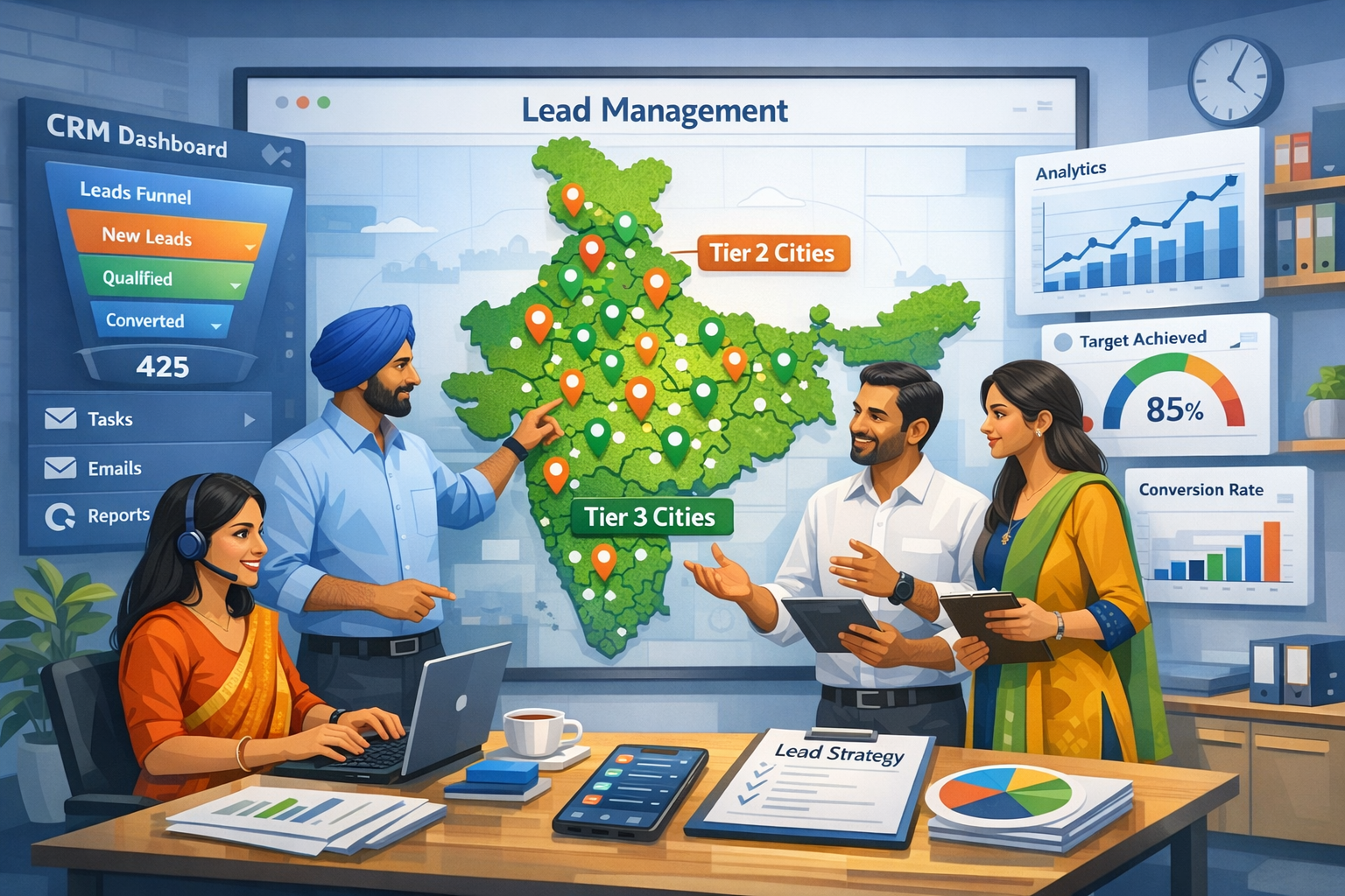 Optimizing Lead Management for Indian SMEs: Strategies for Success in Tier 2 and 3 Cities