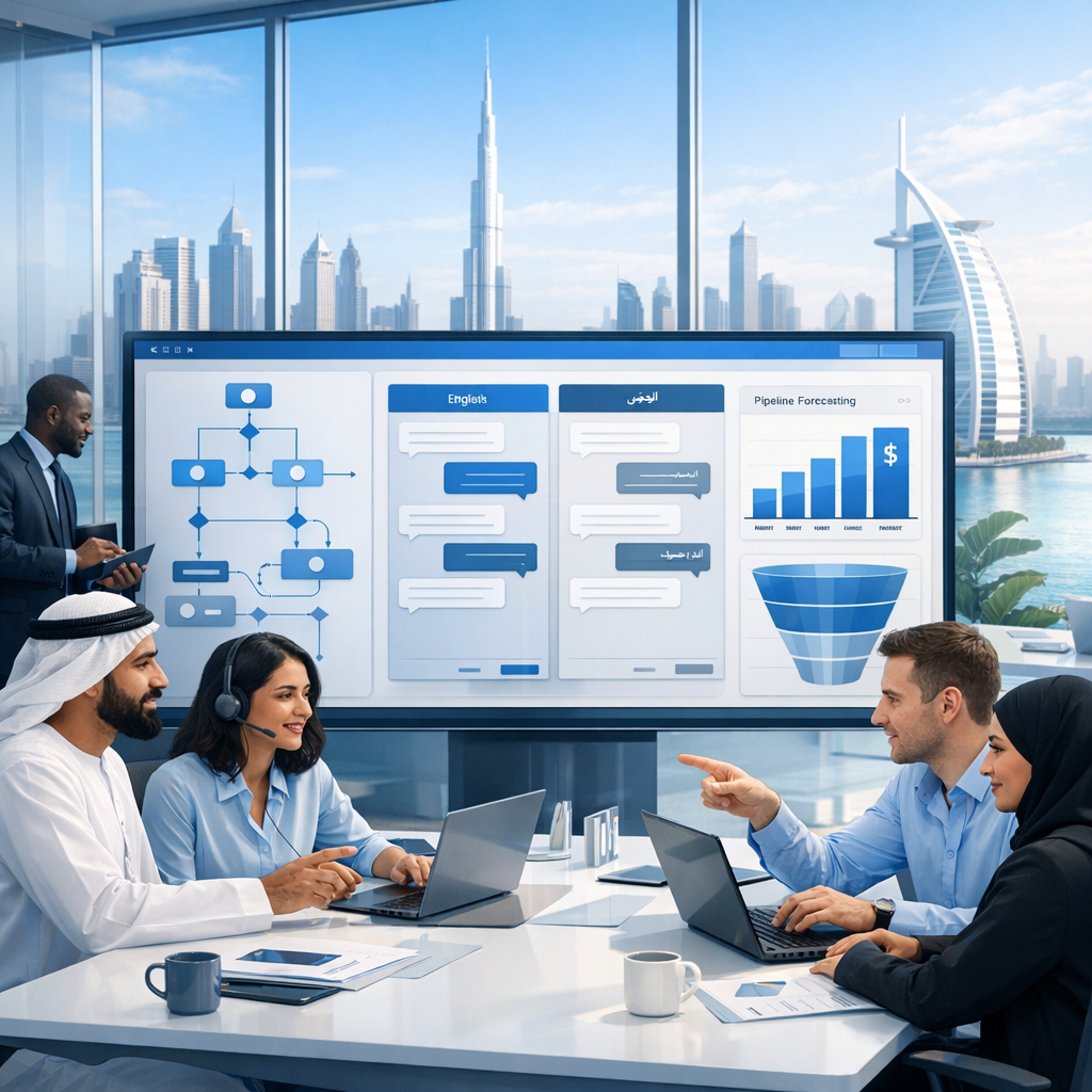 UAE B2B CRM Setup Checklist: PDPL-Safe Lead Routing, Bilingual Outreach, and AED Pipeline Forecasting for Dubai Sales Teams