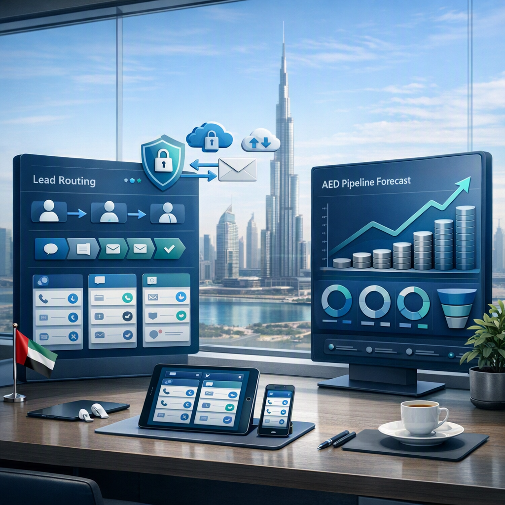UAE CRM Sales Workflow Checklist: PDPL-Safe Lead Routing, Bilingual Follow-Ups, and AED Pipeline Forecasting