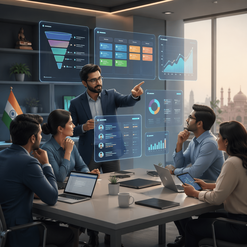 Zoho CRM vs Freshsales vs LeadSquared vs HelloGrowthCRM: Which CRM Fits Indian SMEs in 2026?