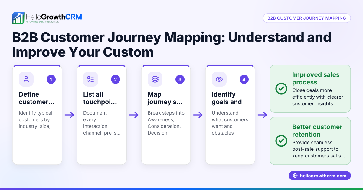 B2B Customer Journey Mapping: Understand and Improve Your Customer Experience