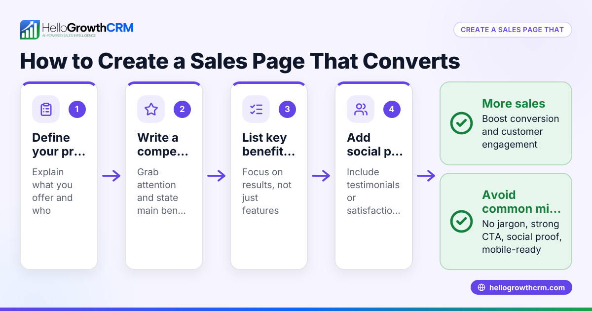 How to Create a Sales Page That Converts