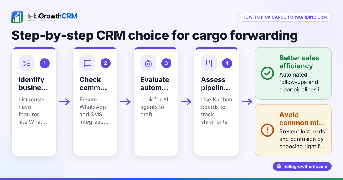 How to Choose CRM for Cargo Forwarding Businesses