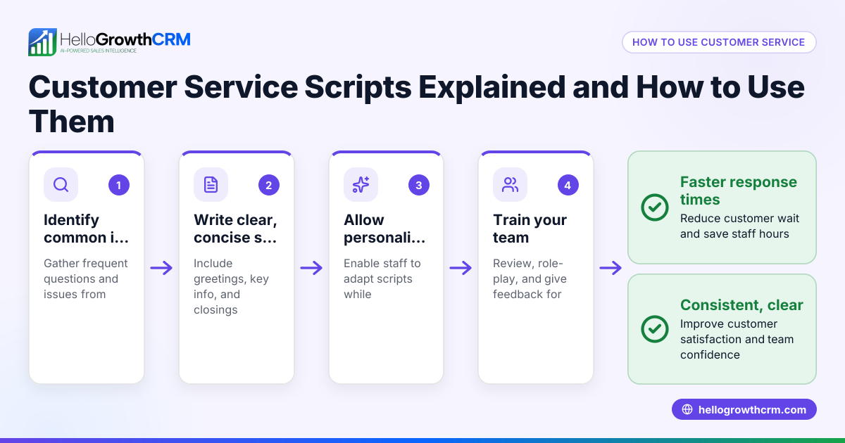 Customer Service Scripts Explained and How to Use Them