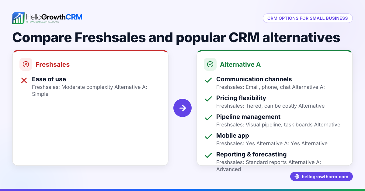 How to Choose the Right Freshsales Alternative for Your Small Business