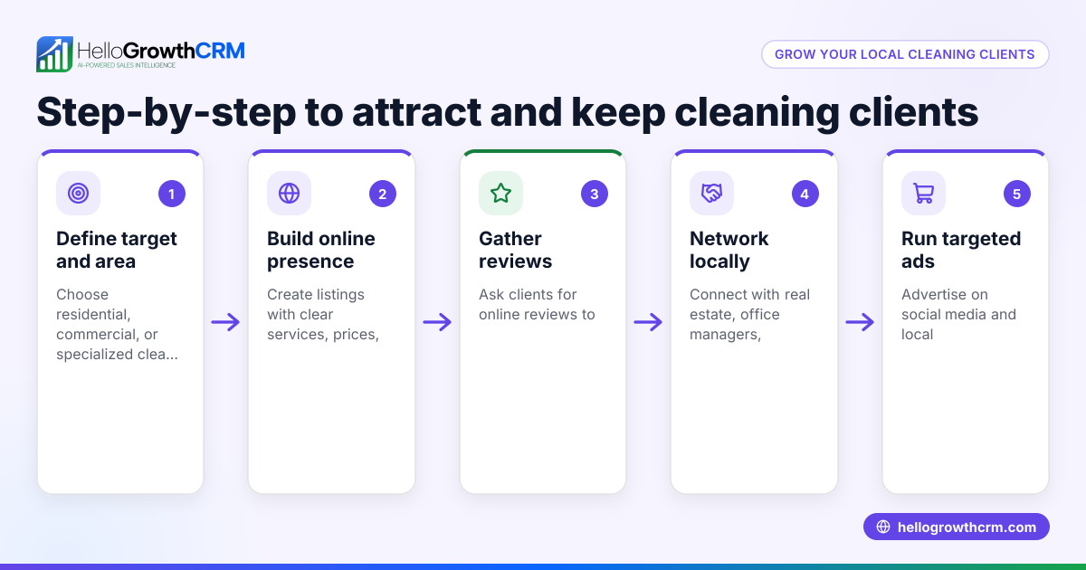 How to Get Clients for Your Cleaning Business in the US