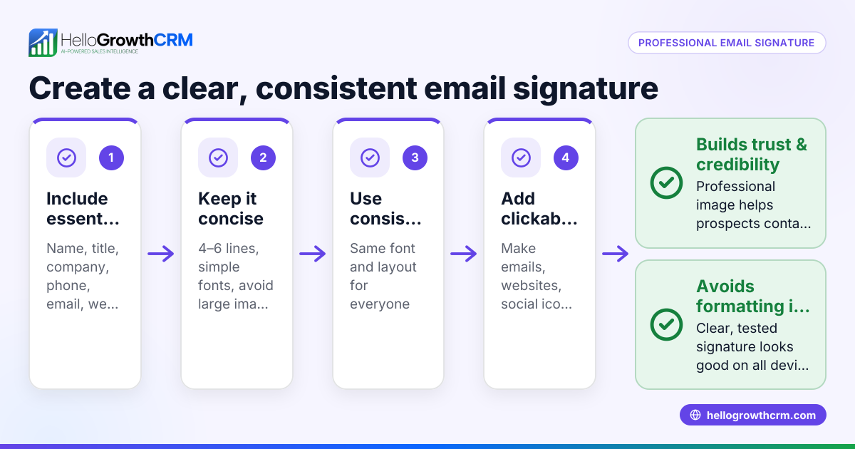 How to Create a Professional Email Signature for Your Business