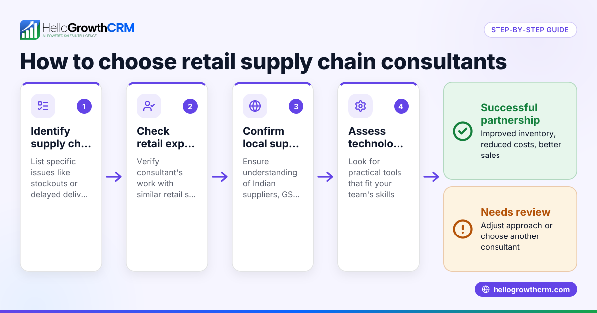 How to Choose Retail Supply Chain Consultants for Your Retail Business