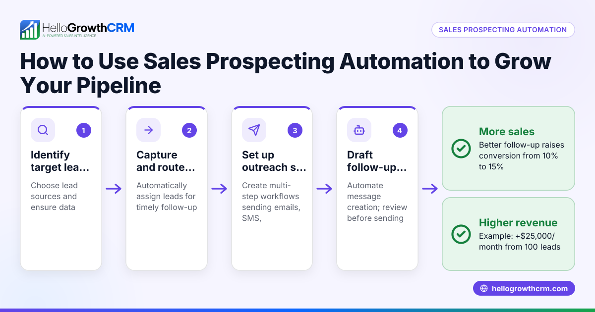 How to Use Sales Prospecting Automation to Grow Your Pipeline