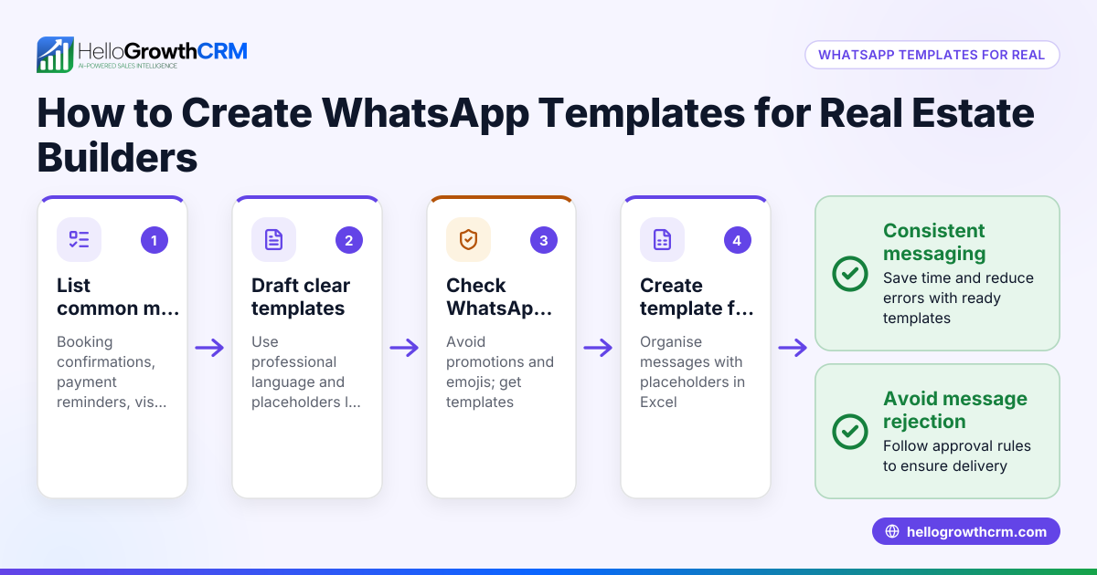 How to Create WhatsApp Templates for Real Estate Builders